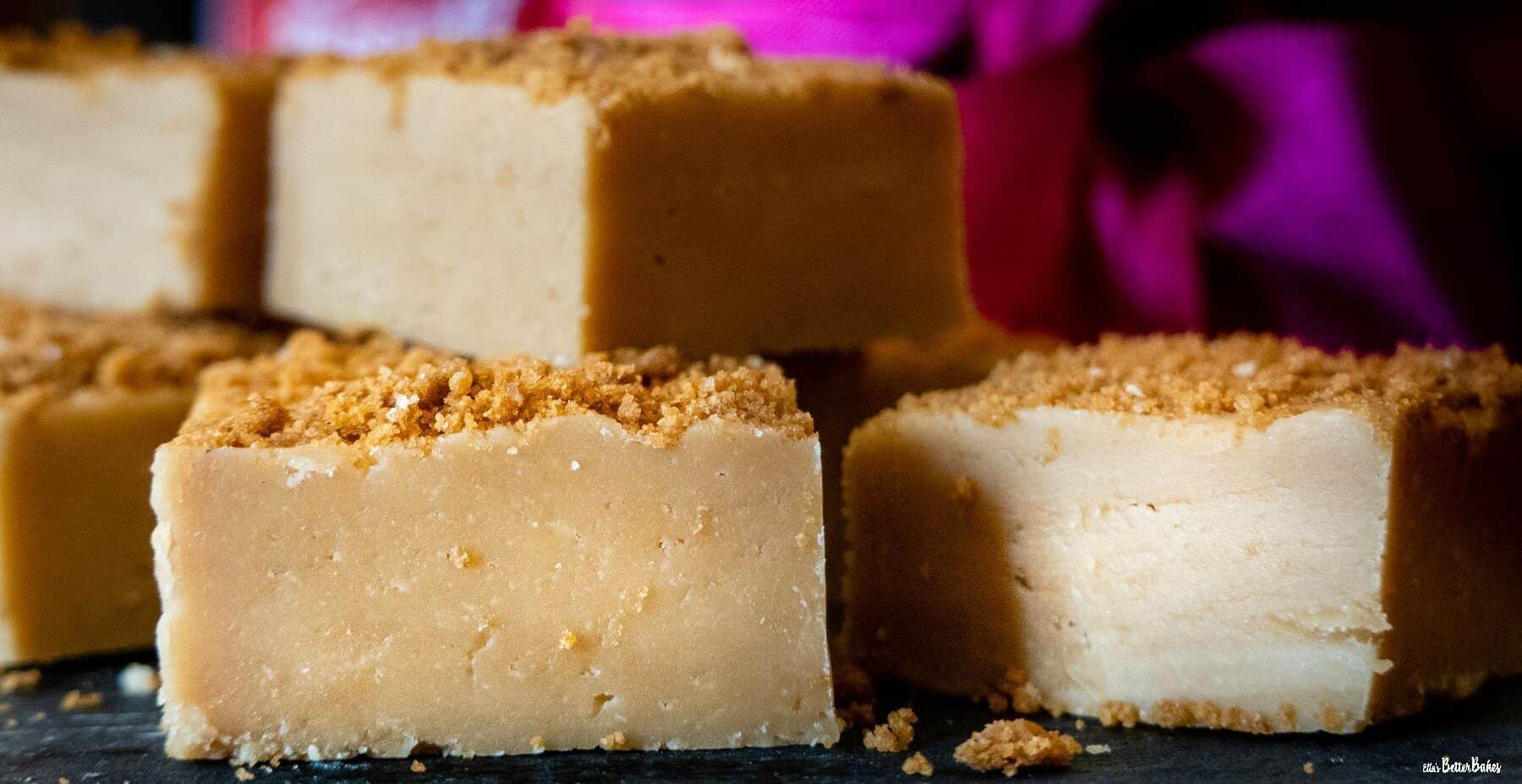 close up of fudge
