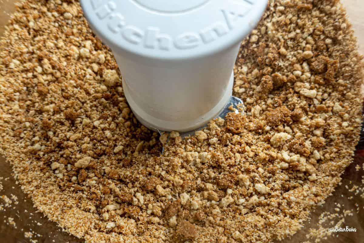crushed biscuits for cheesecake base