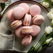 featured image plate of macarons