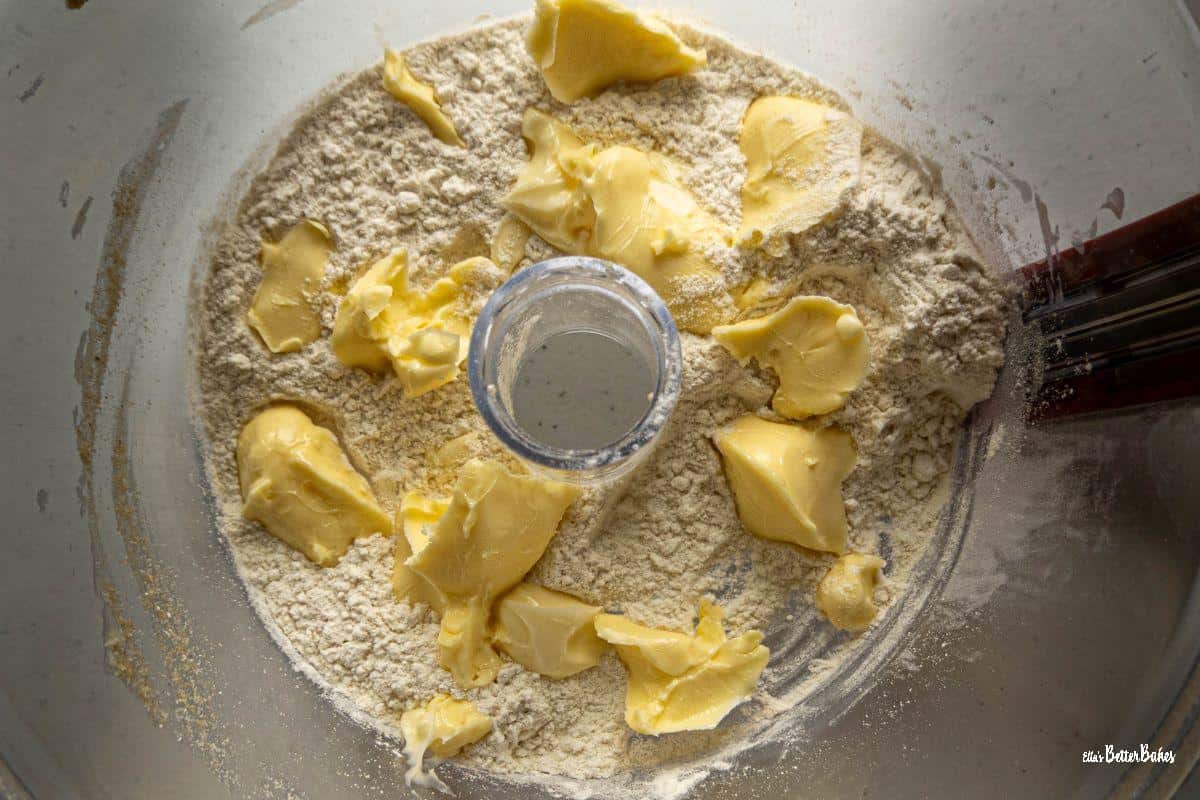 flour and butter for pastry