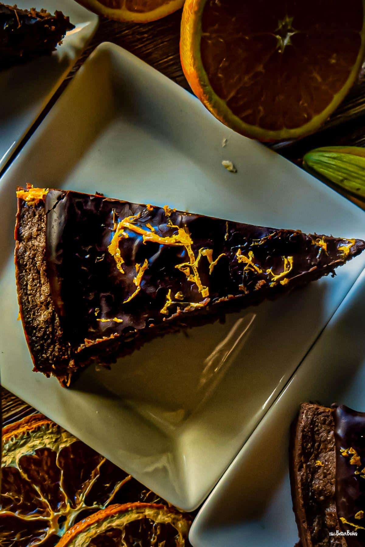 piece of cake on a plate