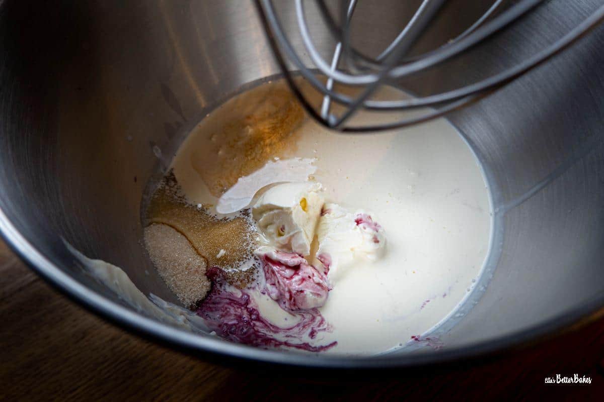 ingredients added for cream filling