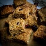 featured image cherry flapjacks