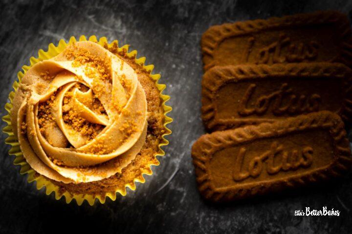 single Biscoff® cupcake