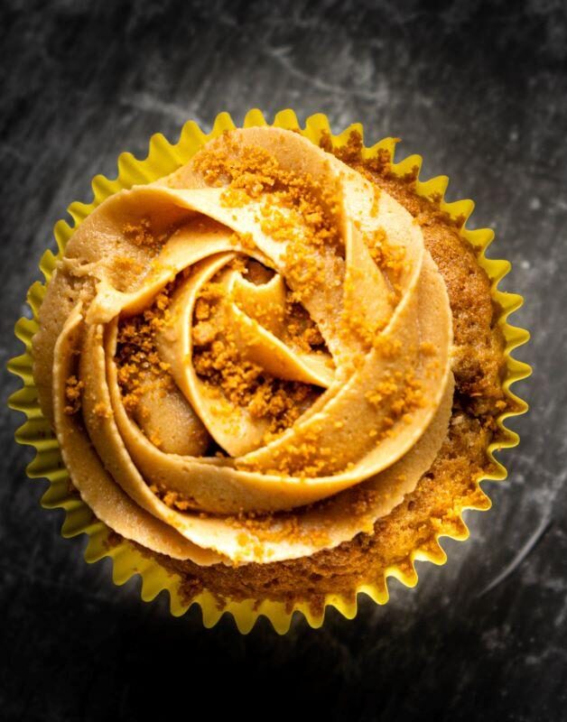 single Biscoff® cupcake