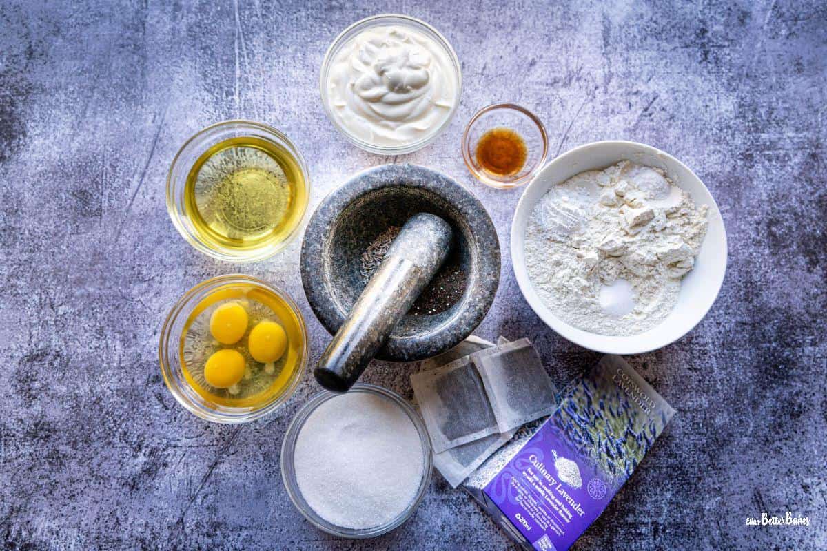 lavender and earl grey cake ingredients
