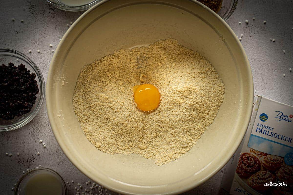 egg yolk added for paris buns