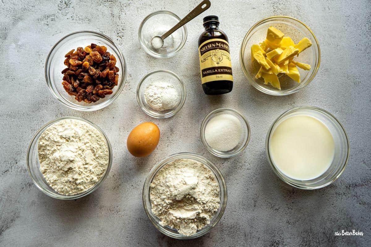 ingredients for sultana scones