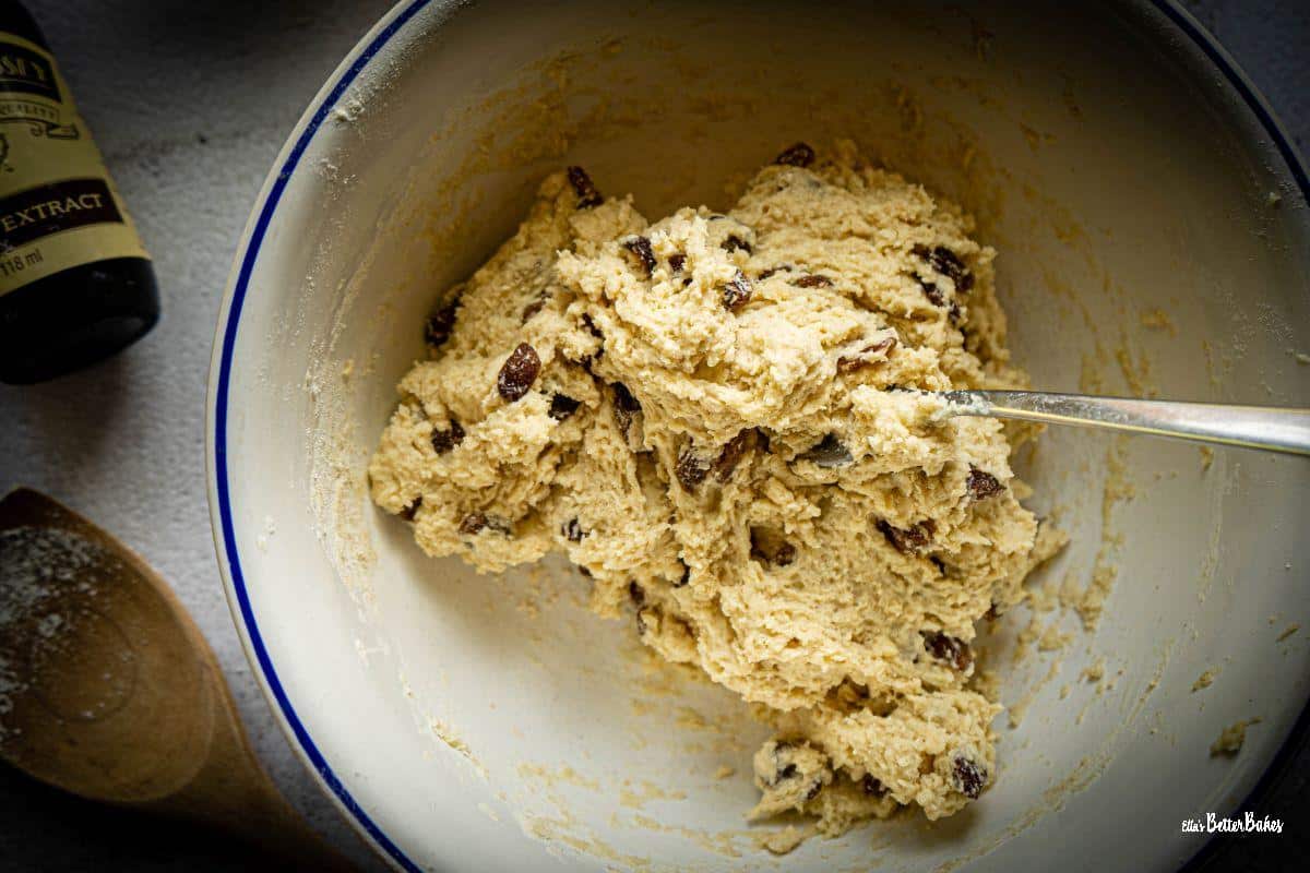 scone dough mixed