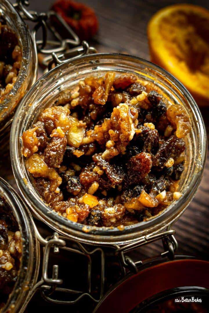 jar of walnut and whisky mincemeat portrait size