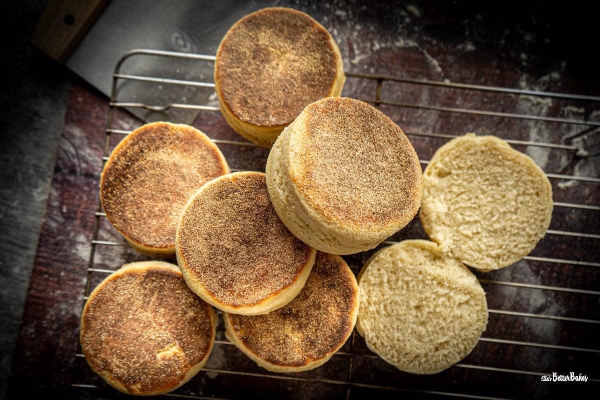 discard muffins on a cooling rack