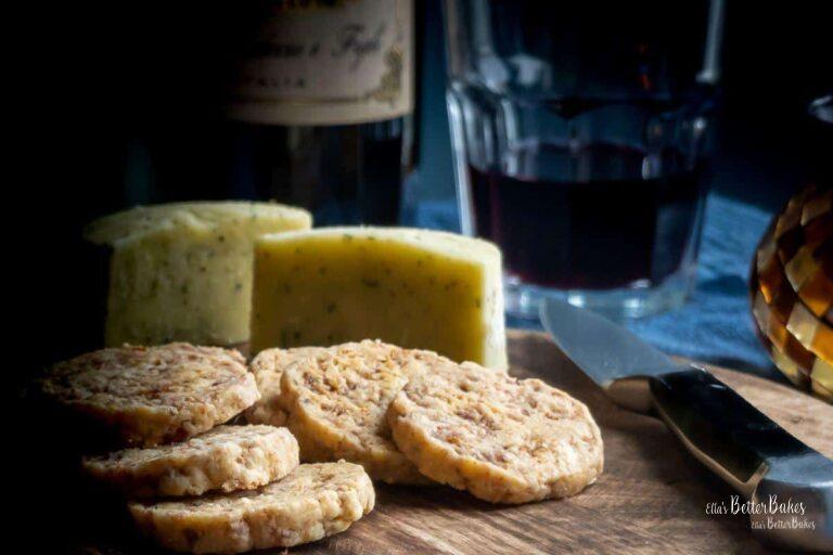 cheese and ham biscuit collage