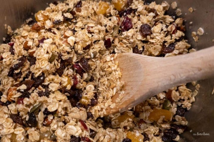 mixture for health flapjack bars